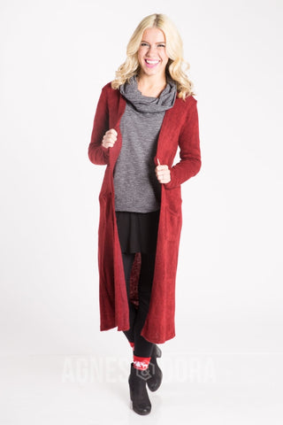 Agnes & Dora™ Duster Low Gage Burgundy