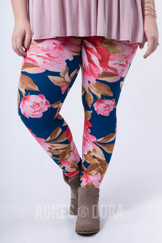 Agnes & Dora™ Leggings Floribunda Navy