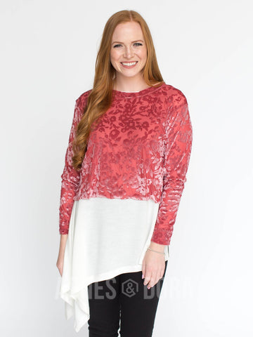 Agnes & Dora Pullover Rose Floral