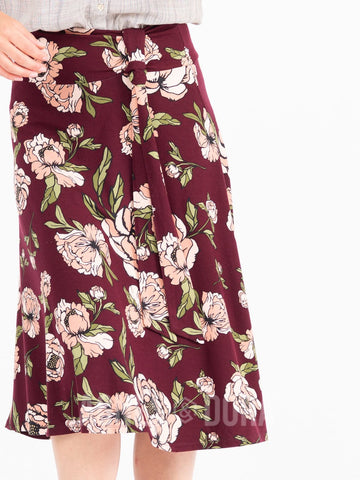Agnes & Dora Side Sash Skirt Heritage Floral - Large Scale