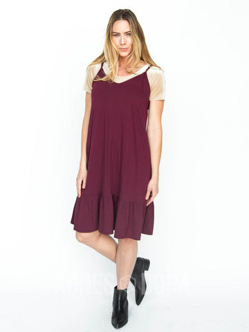 Agnes & Dora™ Slip Dress Modal Wine