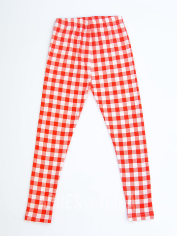 Agnes & Dora™ Kids Leggings Red Gingham