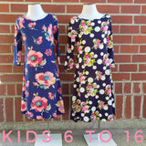 Kids Gracie's Dress Blue Floral